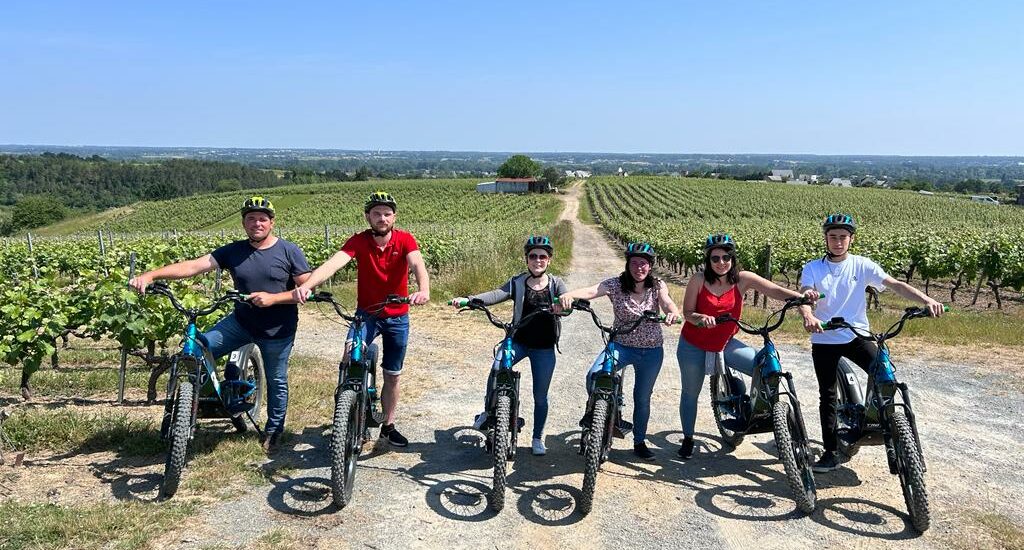 Randonnée en trottinette électrique dans le vignoble