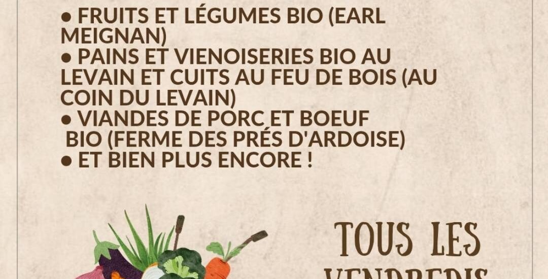 MARCHÉ À LA FERME DES PRÉS D&rsquo;ARDOISE