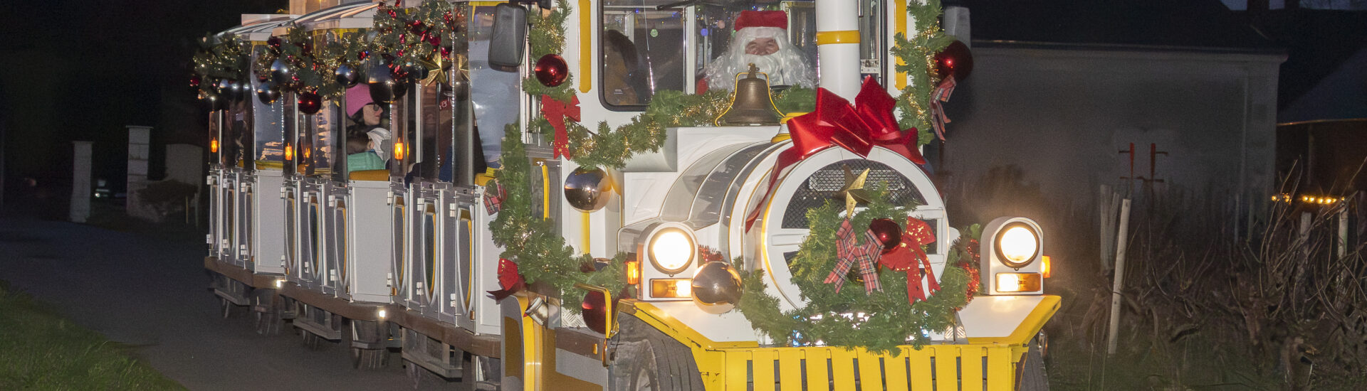BALADE EN P&rsquo;TIT TRAIN MAGIQUE DU PÈRE NOËL