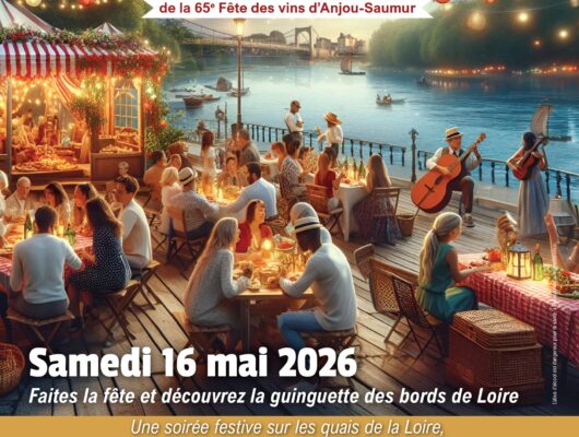 65ème FÊTE DES VINS D&rsquo;ANJOU SAUMUR - affiche-de-la-guinguette-65eme-fete-des-vins-3