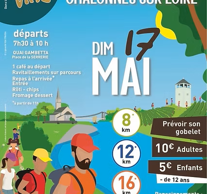 65ème FÊTE DES VINS D&rsquo;ANJOU SAUMUR - affiche-randonnee-2026-2