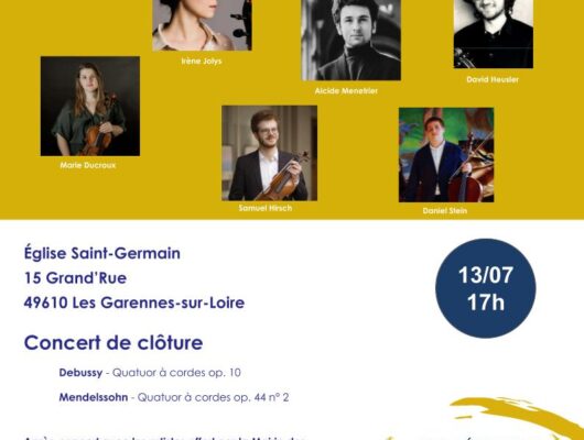 Festival des Cordes de Loire – 10° édition : concert du 19 juillet - 2025-07---affiche-juigne