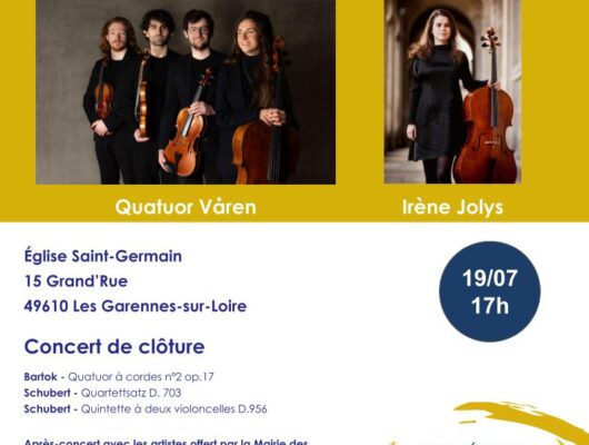 Festival des Cordes de Loire – 10° édition : concert du 19 juillet - 2026-07-19---affiche-concert-juigne