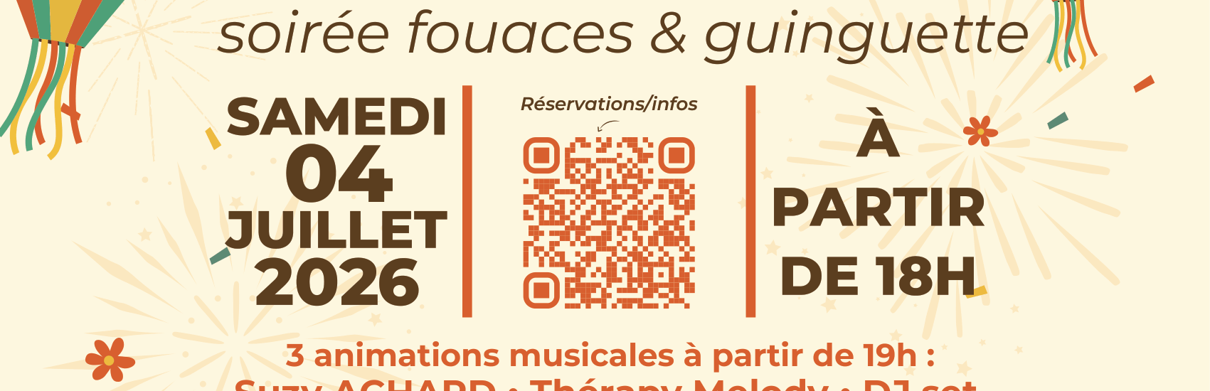 La Fouacinette – soirée fouaces et guinguette