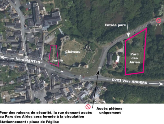 Journée médiévale à Champtocé-sur-Loire - plan-parc-airies