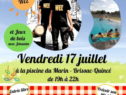 Pique-nique d&rsquo;été en famille à la Piscine de Brissac Loire Aubance - pique-nique-enjeu-piscine