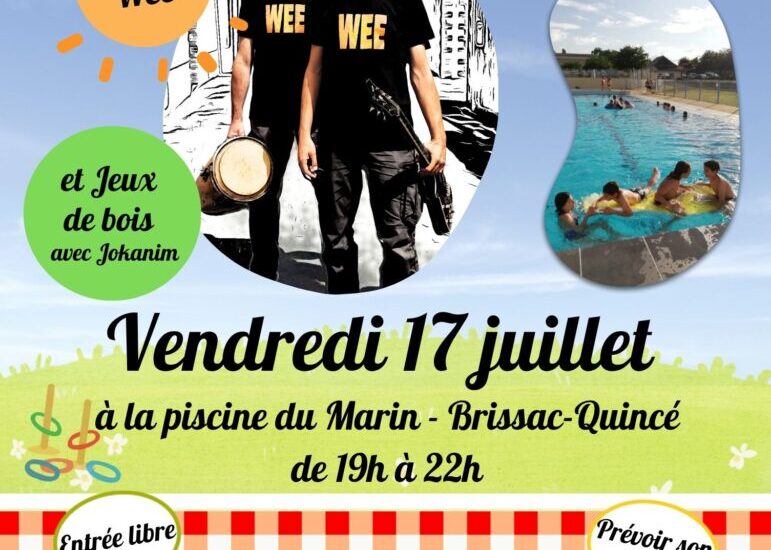 Pique-nique d&rsquo;été en famille à la Piscine de Brissac Loire Aubance