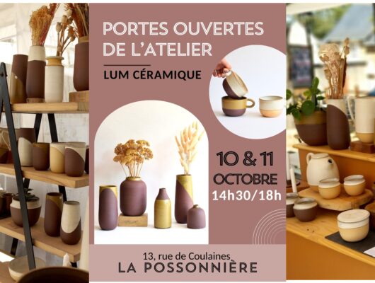 PORTES-OUVERTES DE L’ATELIER LUM CÉRAMIQUE (CÉRAMIQUES ARTISANALES) - portes-ouvertes-atelier-lum-ceramique